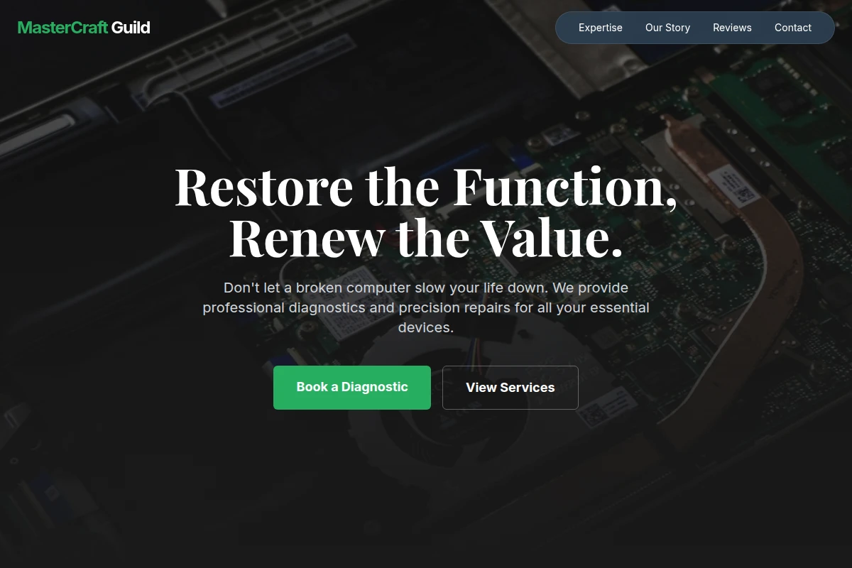Diagnostic Computer Repair