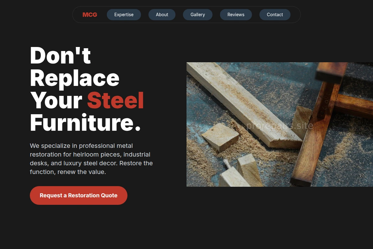 Steel Furniture Repair