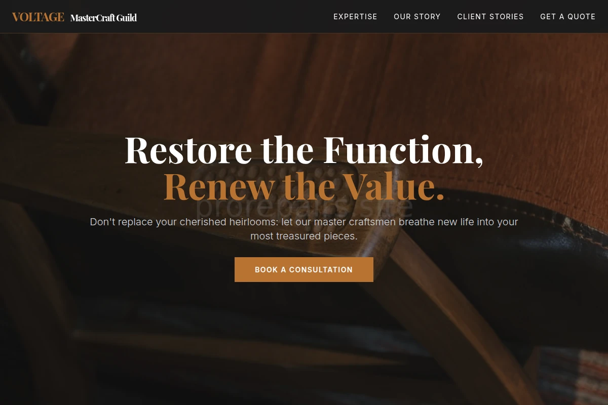 Voltage Furniture Repair