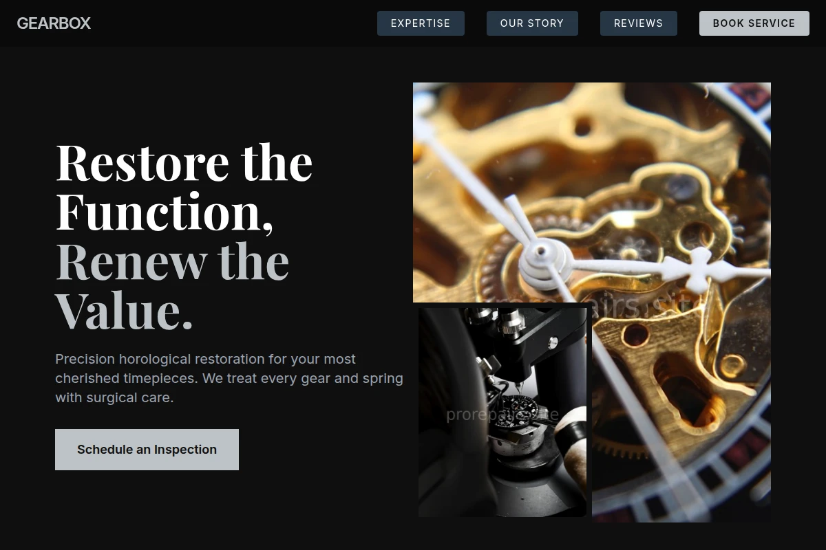 Gearbox Watch Repair